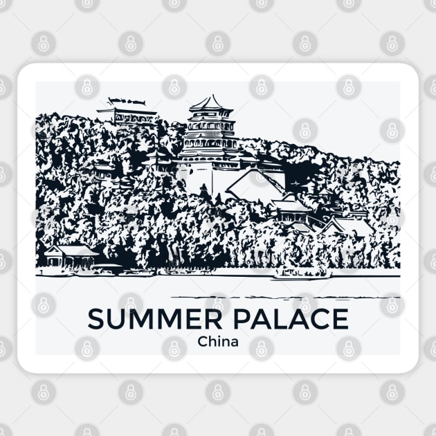 Summer Palace - China Sticker by Lakeric